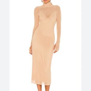 AFRM Shailene Dress in Nude